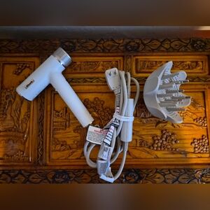 White Hair Dryer with Diffuser